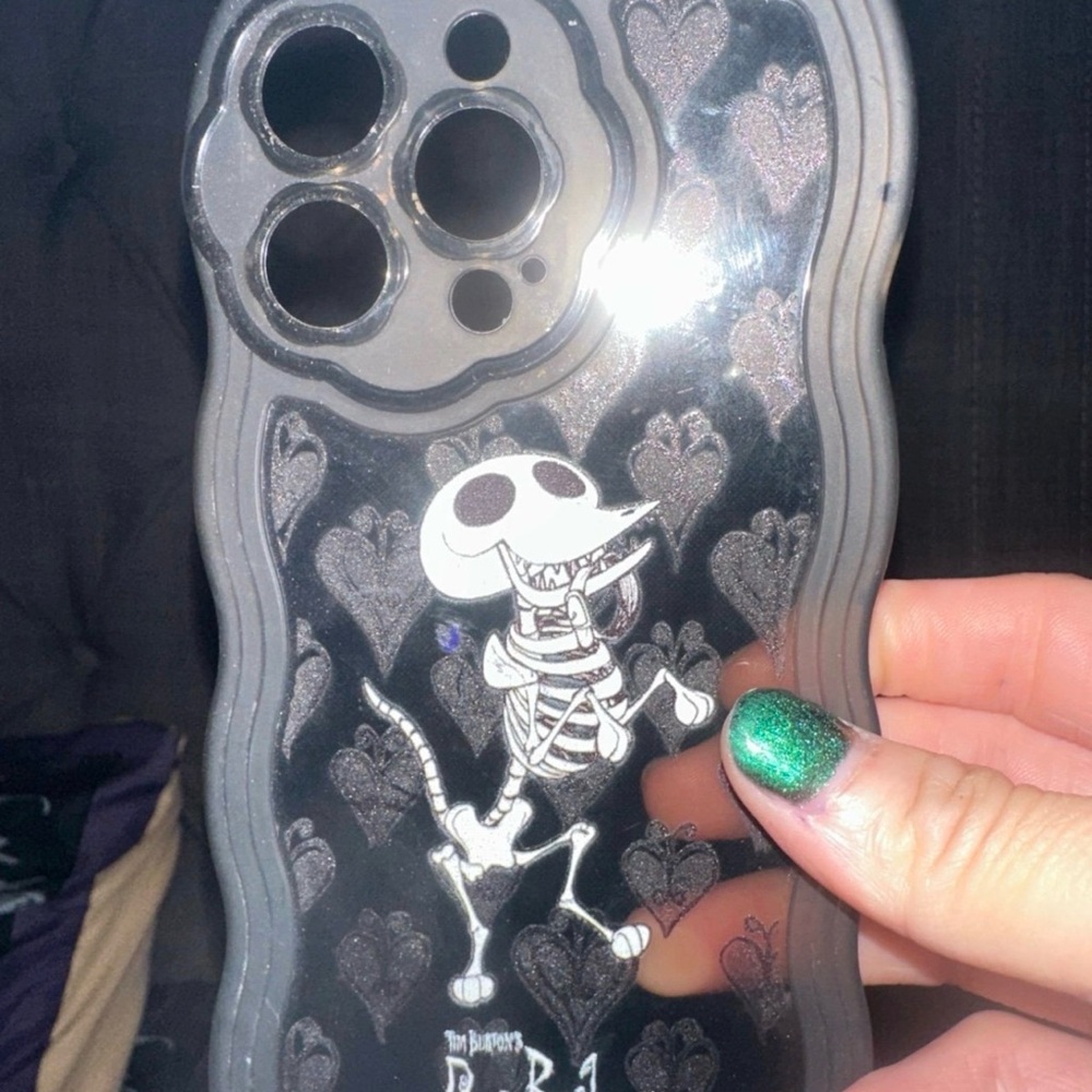 Skeleton Design Phone Case - Gray